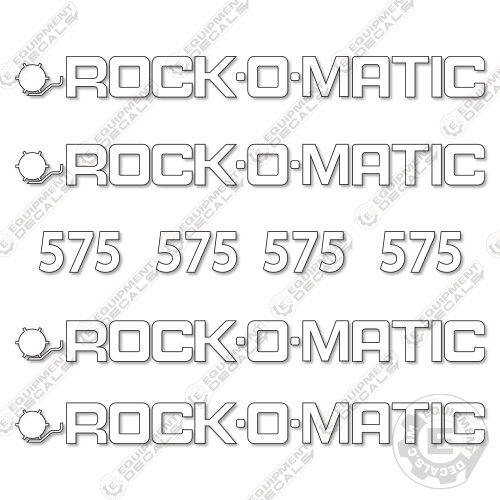 Fits Rock-O-Matic 575 Decal Kit - Rock Picker
