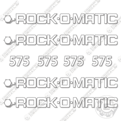 Fits Rock-O-Matic 575 Decal Kit - Rock Picker