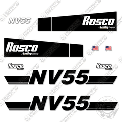 Fits Rosco NV55 Decal Kit Broom Sweeper