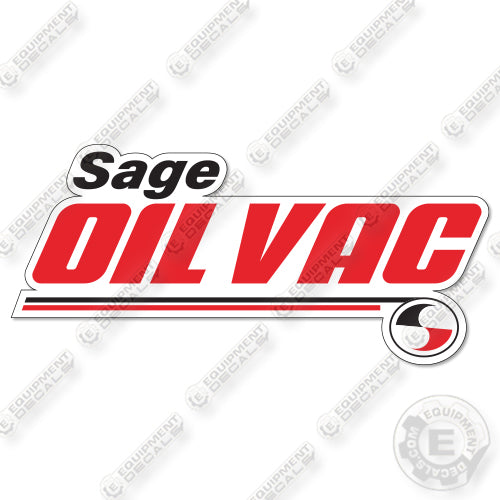 Sage Oil Vac Logo 13 Inches Decal Kit Vacuum - Aftermarket Kit