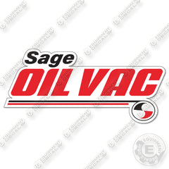 Sage Oil Vac Logo 13 Inches Decal Kit Vacuum - Aftermarket Kit