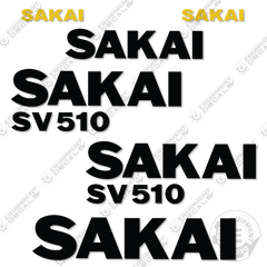 Fits Sakai SV510 Decal Kit Roller