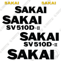 Fits Sakai SV510D-II Decal Kit Roller