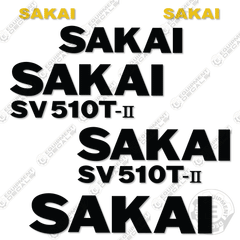 Fits Sakai SV510T-II Decal Kit Roller