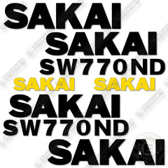 Fits Sakai SW770ND Decal Kit Roller