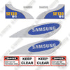 Image of Fits Samsung SE130-W3 Decal Kit Excavator