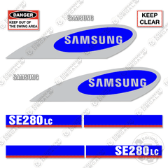 Fits Samsung SE280LC Decal Kit Excavator