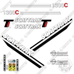 Fits Scattrak 1300C Decal Kit Skid Steer