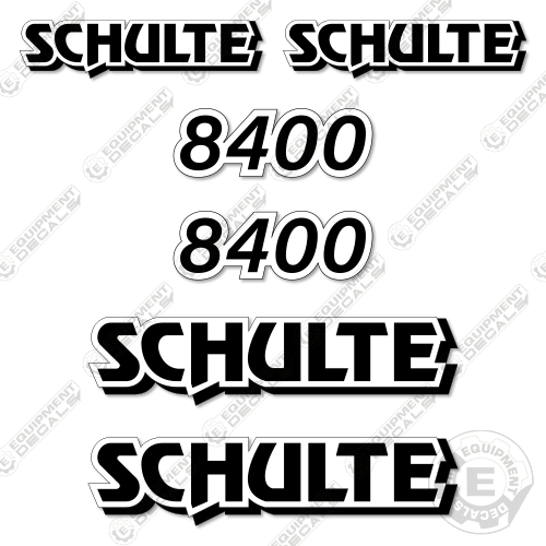 Fits Schulte 8400 Decal Kit Snowblower