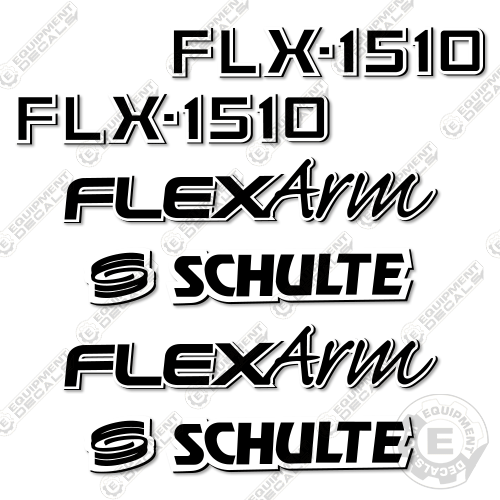 Fits Schulte FLX-1510 Decal Kit Mower