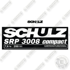 Schulz SRP 3008 Decal Kit Air Compressor - Aftermarket Kit