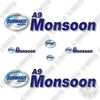 Image of Fits Schwarze A9 Monsoon Decal Kit Vacuum Sweeper