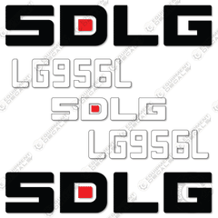 Fits SDLG LG956L Wheel Loader Decal Kit