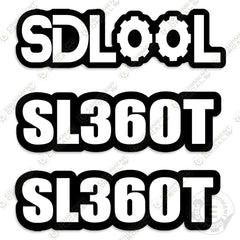 Fits SDLOOL SL360T Decal Kit Mini Skid Steer Loader