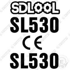 Fits SDLOOL SL530 Decal Kit Mini Skid Steer Loader