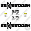 Image of Fits Sennebogen 830 Green Line Decal Kit Material Handler