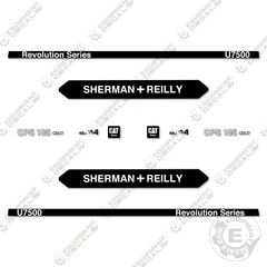 Fits Sherman Reilly U7500 Decal Kit Cable Puller