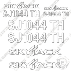 Fits SkyJack SJ1044TH Decal Kit Telehandler (White Cut ONLY)