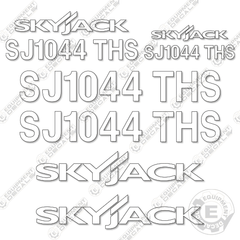 Fits SkyJack SJ1044THS Decal Kit Telehandler (White Cut ONLY)