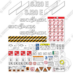 SkyJack SJ20E Decal Kit Man Lift