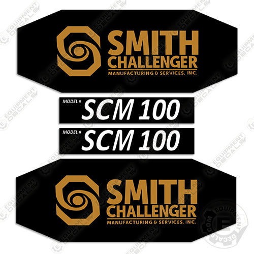 Fits Smith Challenger SCM 100 Decal Kit Sweeper Attachment
