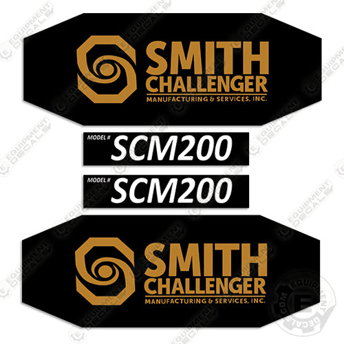 Fits Smith Challenger SCM 200 Decal Kit Sweeper Attachment
