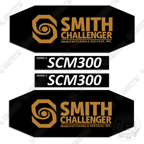 Fits Smith Challenger SCM 300 Decal Kit Sweeper Attachment