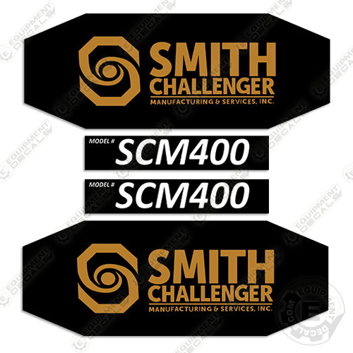 Fits Smith Challenger SCM 400 Decal Kit Sweeper Attachment