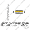 Image of Fits Snapper Comet 26 Decal Kit Riding Mower