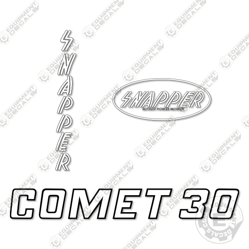Fits Snapper Comet 30 Decal Kit (307X) Riding Mower