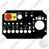 Image of Fits Snorkel A38E Control Decal Kit Boom Lift