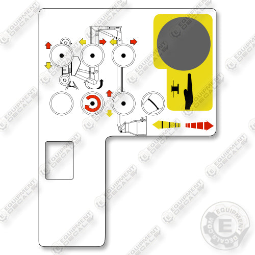 Snorkel Control Decal A38E Decal Kit Boom Lift - Aftermarket Kit