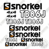 Image of Snorkelift TB86J Decal Kit Boom Lift - Aftermarket Kit