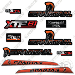Fits Spartan RZ-Pro 730cc Decal Kit Mower