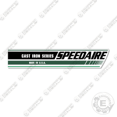 Fits Speedaire Vintage Compressor Decal