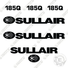 Fits Sullair 185Q Decal Kit Air Compressor