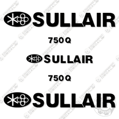 Fits Sullair 750Q Decal Kit Air Compressor