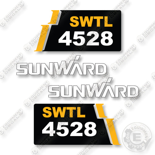 Sunward SWTL4528 Decal Kit Compact Track Loader - Aftermarket Kit