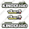 Image of Suzuki KingSquad 400 Decal Kit Motorcycle - Aftermarket Kit
