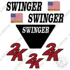 Fits Swinger 2K Decal Kit Wheel Loader