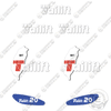 Image of Fits Tailift 20 Decal Kit Forklift