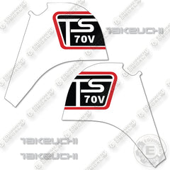Fits Takeuchi TS 70V Decal Kit Skid Steer Loader