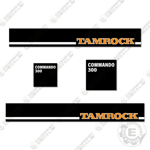 Fits Tamrock Commando 300 Decal Kit Mining Drill Rig