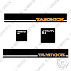 Fits Tamrock Commando 300 Decal Kit Mining Drill Rig