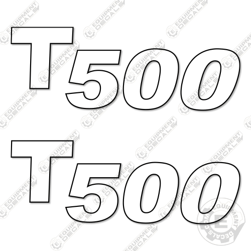 Fits Tenant T500 Decal Kit (Set of 2)