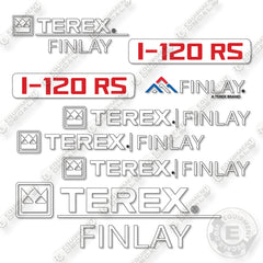 Terex 1-120RS Decal Kit Impact Crusher-Aftermarket Kit (Copy)