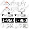 Image of Terex Finlay J-960 Decal Kit Mobile Jaw Crusher-Aftermarket Kit