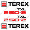Image of Terex TXL250-2 Decal Kit Wheel Loader - Aftermarket Kit