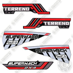 Terrend Supermach 250 Decal Kit UTV- Aftermarket Kit - NOT GENUINE OEM