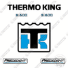 Image of Fits ThermoKing Precedent S-600 Decal Kit Trailer Refrigeration Unit